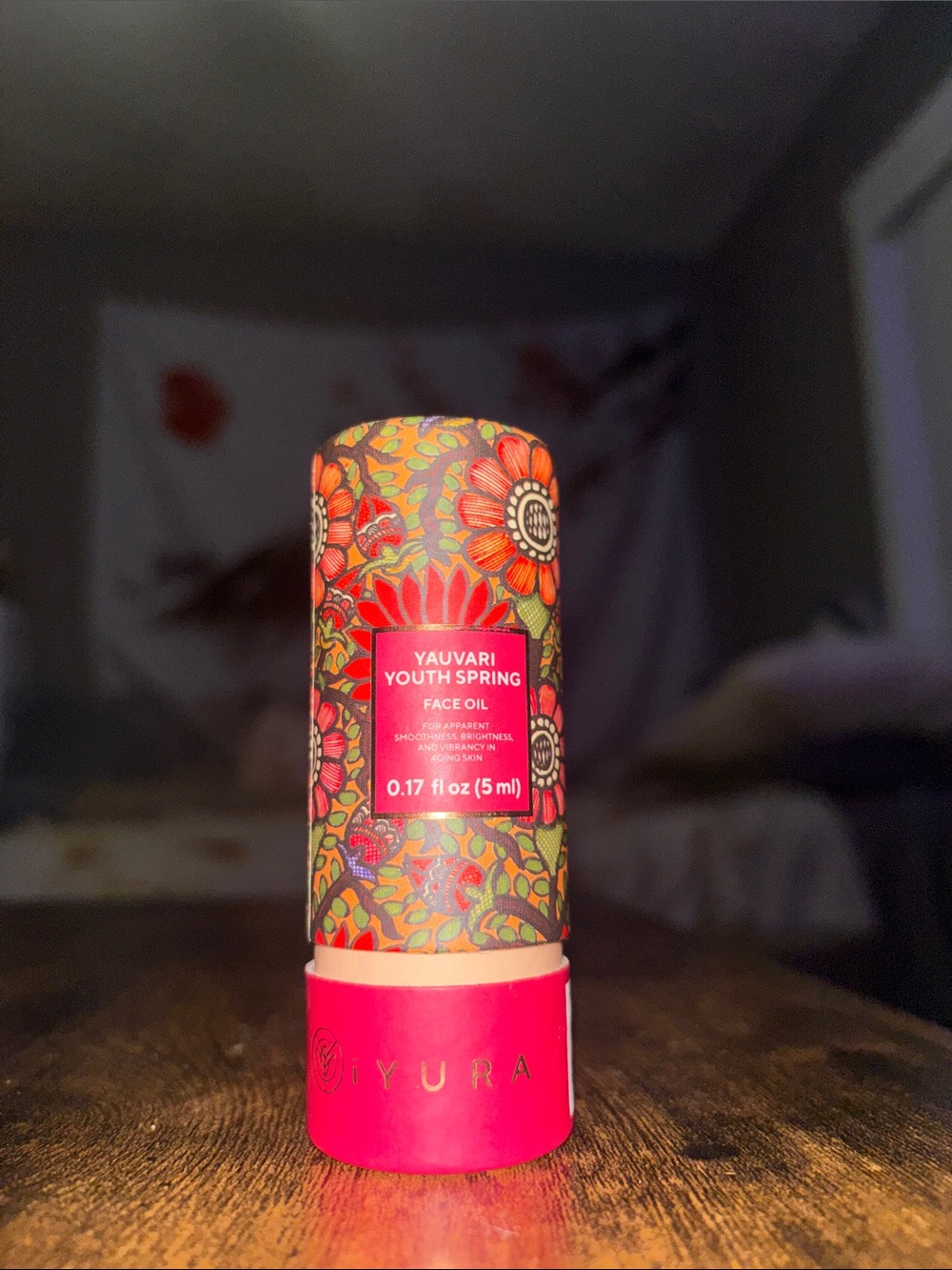 Yauvari Youth Spring Face Oil - Pink & Coral Floral Bottle - Picture 2 of 8